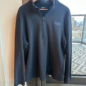 Men's XL Navy North Face Quarter Zip Pullover